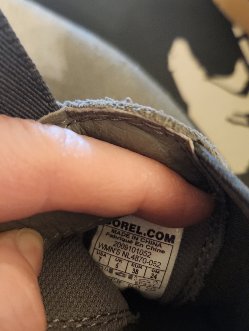 Sorel Women's Hi-Line Chelsea Waterproof Boots, Quarry And Tawny Buff, Size 7 - Picture 6 of 6